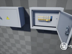 electrical fuse box 3D Model