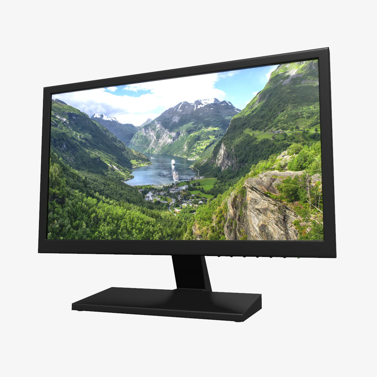 computer monitor 3D Model .c4d .max .obj .3ds .fbx .stl .blend 
