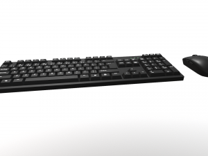 computer mouse and keyboard 3D Model