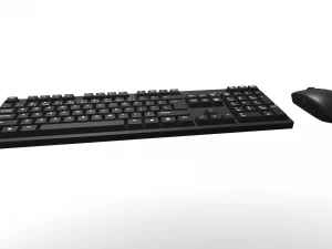 computer mouse and keyboard 3D Model