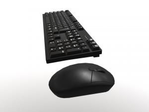 computer mouse and keyboard 3D Model