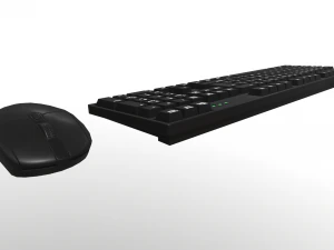 computer mouse and keyboard 3D Model
