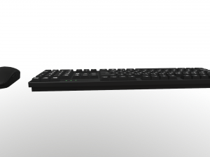 computer mouse and keyboard 3D Model