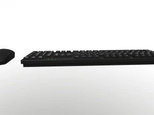 computer mouse and keyboard 3D Model