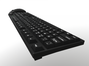 computer mouse and keyboard 3D Model