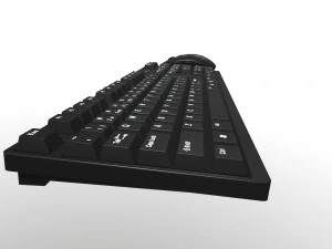 computer mouse and keyboard 3D Model