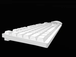 computer mouse and keyboard 3D Model