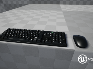 computer mouse and keyboard 3D Model