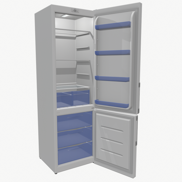 refrigerator 3D Model .c4d .max .obj .3ds .fbx .stl .blend 