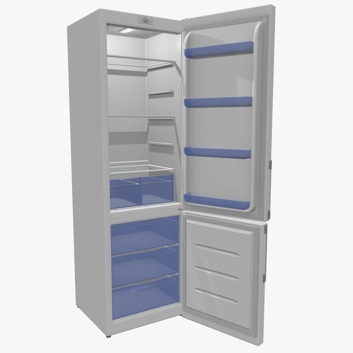 refrigerator 3D Model .c4d .max .obj .3ds .fbx .stl .blend 