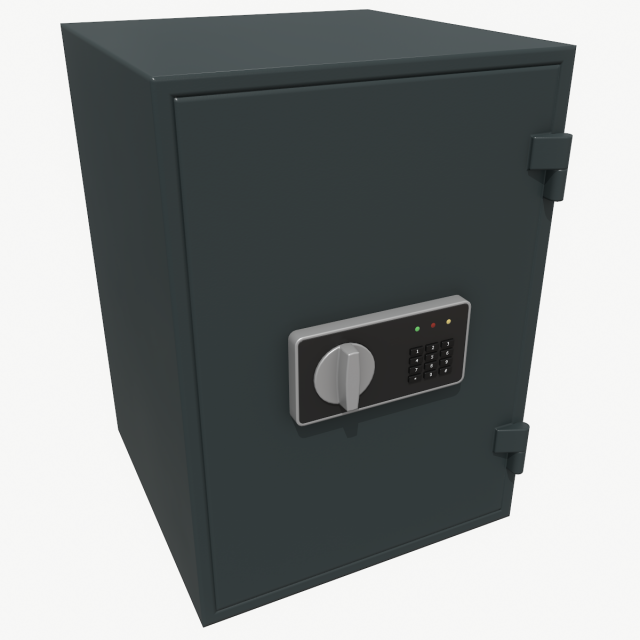 safe 3D Model .c4d .max .obj .3ds .fbx .stl .blend