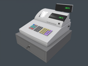 cash register 3D 모델