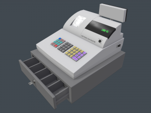 cash register 3D 모델