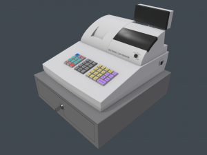 cash register 3D 모델