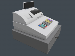 cash register 3D 모델