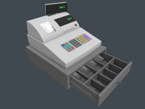 cash register 3D 모델