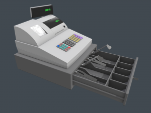 cash register 3D 모델