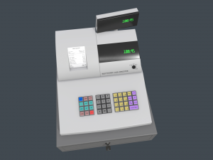 cash register 3D 모델