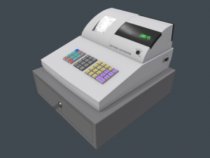 cash register 3D 모델