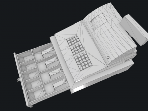 cash register 3D 모델