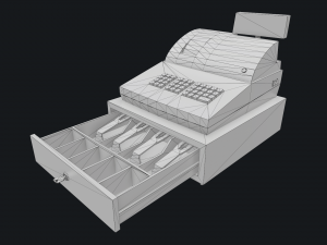 cash register 3D 모델