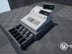 cash register 3D 모델