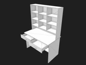old table Modèle 3D