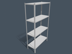 metal rack Modelo 3D