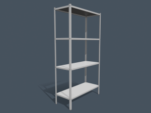 metal rack Modelo 3D