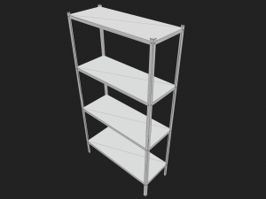 metal rack Modelo 3D