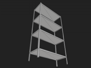 metal rack Modelo 3D