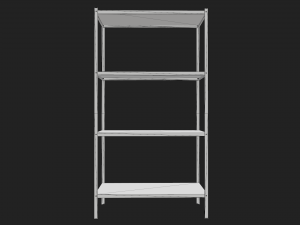 metal rack Modelo 3D