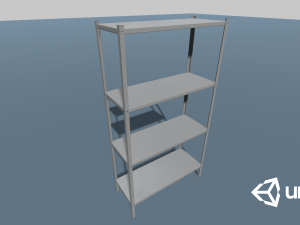 metal rack Modelo 3D