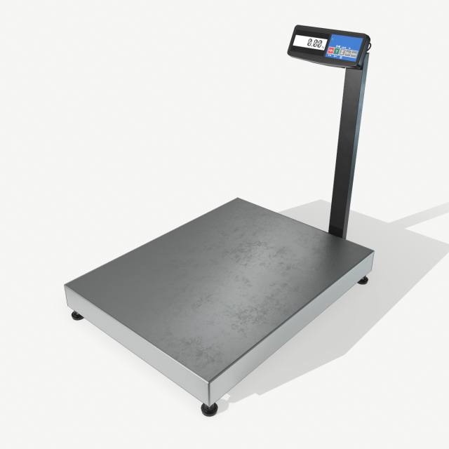 floor scales Modello 3D .c4d .max .obj .3ds .fbx .stl .blend 