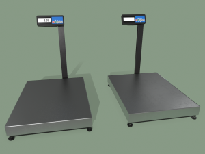 floor scales Modello 3D