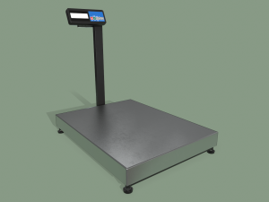 floor scales Modello 3D