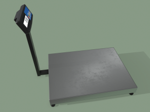 floor scales Modello 3D