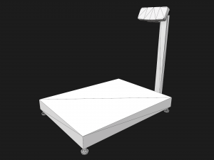 floor scales Modello 3D