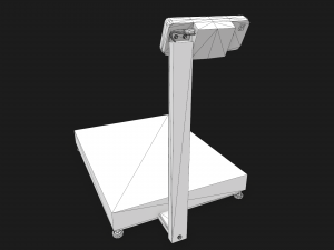 floor scales Modello 3D