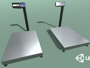 floor scales Modello 3D