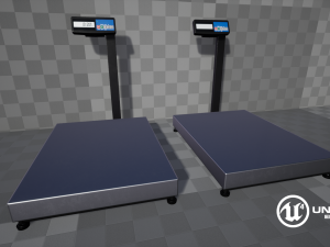 floor scales Modello 3D