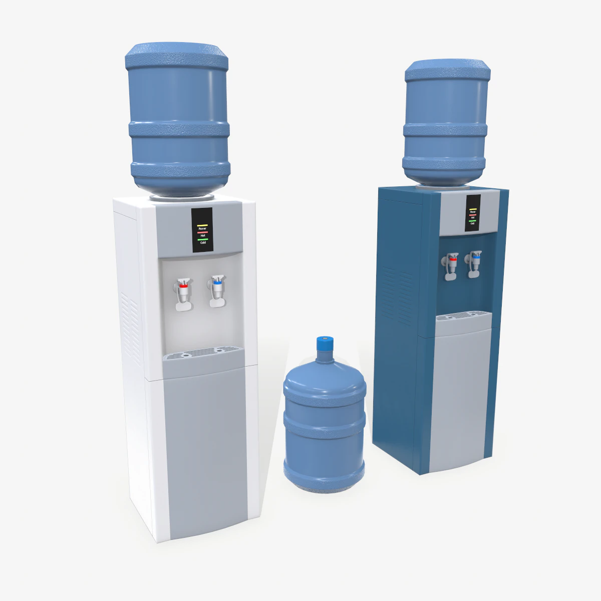 water cooler 3D Model .c4d .max .obj .3ds .fbx .stl .blend 