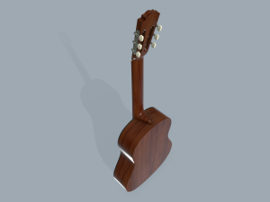 acoustic guitar Modello 3D