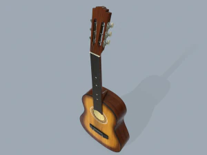 acoustic guitar 3D Model