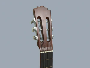 acoustic guitar 3D Model