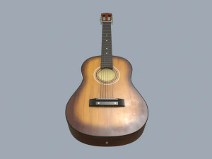 acoustic guitar 3D Model