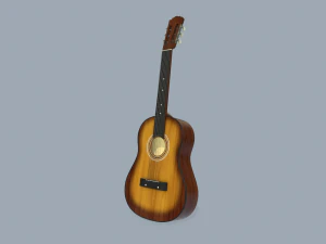acoustic guitar 3D Model