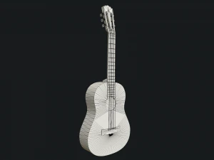 acoustic guitar 3D Model