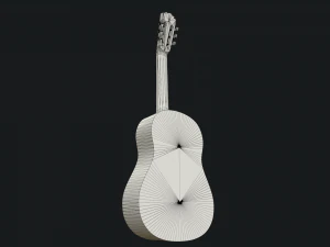acoustic guitar 3D Model