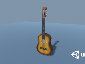 acoustic guitar Modello 3D